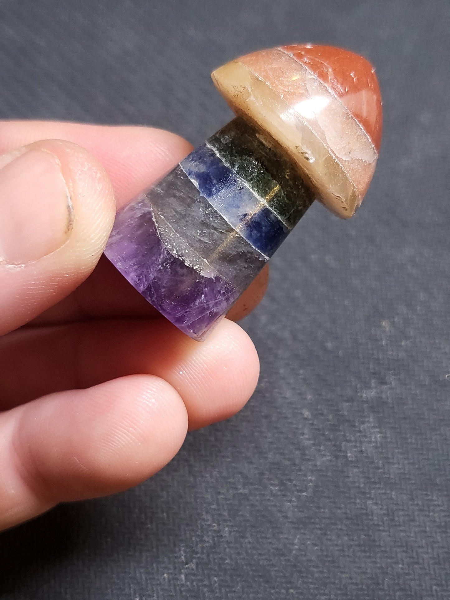 Mushroom-bonded chakra
