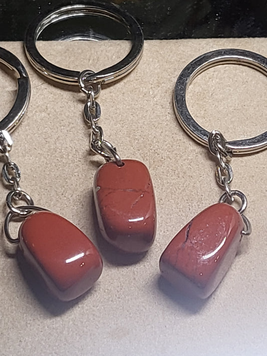 Key Chain - red jasper