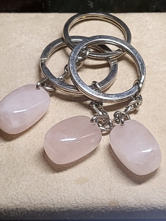 Key Chain - Rose Quartz