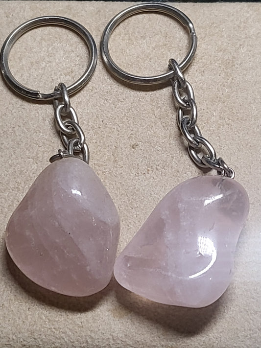 Key Chain - Clear Quartz
