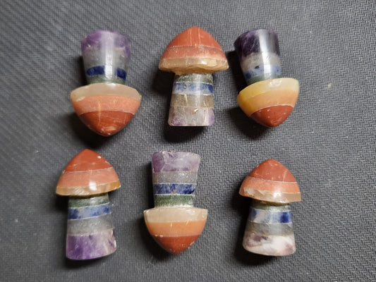Mushroom-bonded chakra
